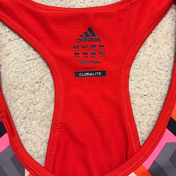 🆕🔥ADIDAS SO CUTE CLIMA LITE MUTICOLORED TANK!!SUPER SILKY&VERY SOFT&COMFY!! - Picture 6 of 16